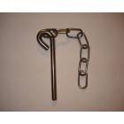 Ifor Williams Horse Trailer Ramp Handle Securing Locking Pin on chain P11190